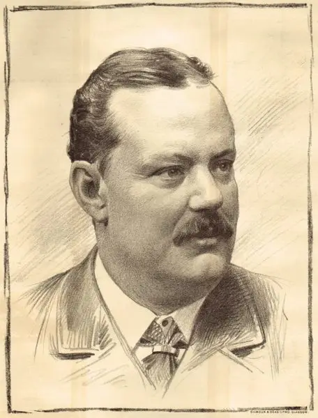 Lithograph of Charles Cayzer