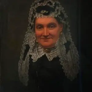 Oil painitng of Mary Elizabeth Cayzer (nee Nicklin) in later life