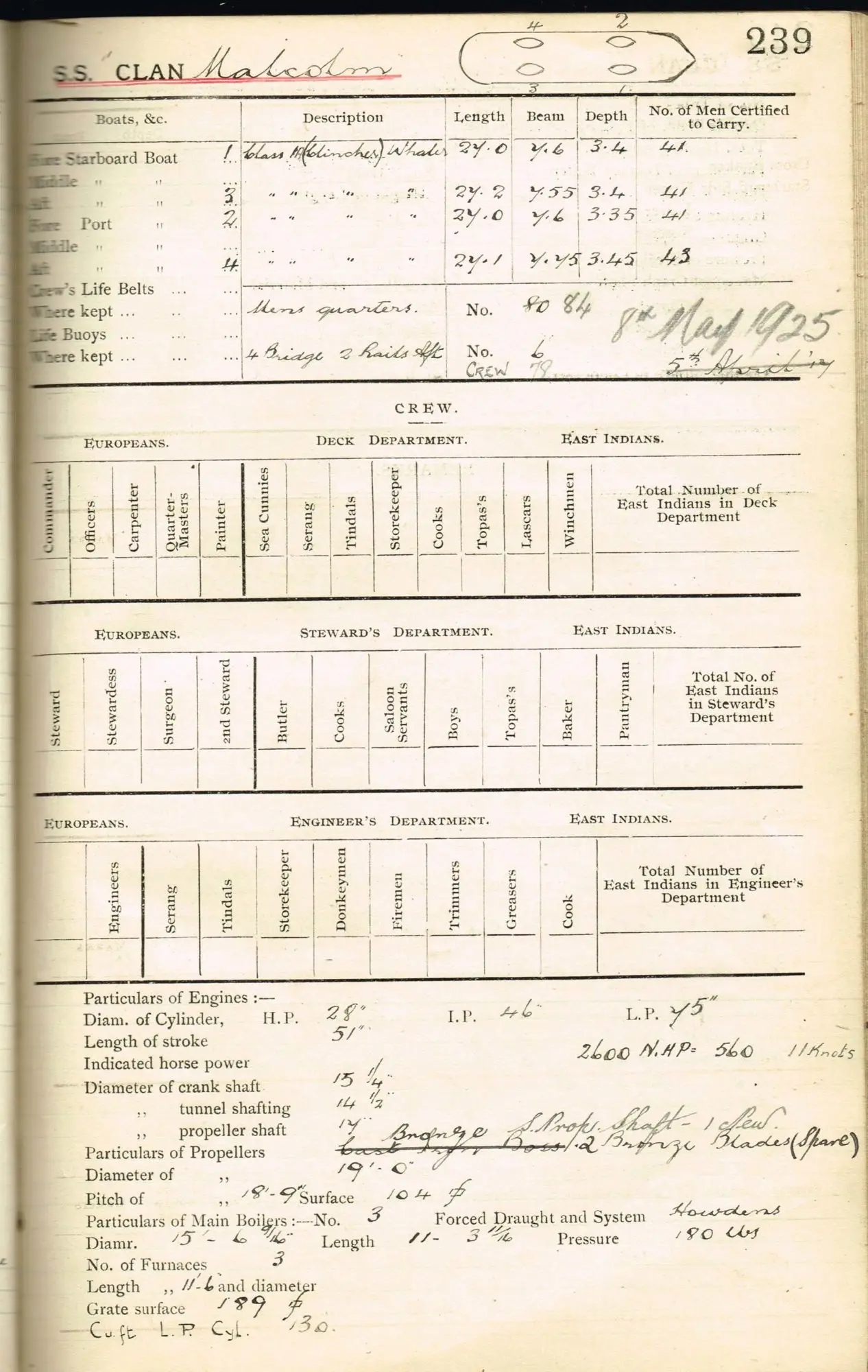 Digitised image from the particulars of Clan Malcolm