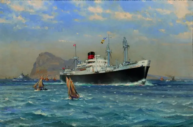 Painting of Clan Mactaggart by Charles E. Turner